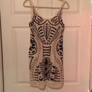 willow and clay handbeaded dress